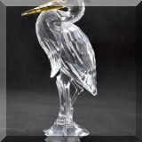 C26. Swarovski Crytsal heron. 